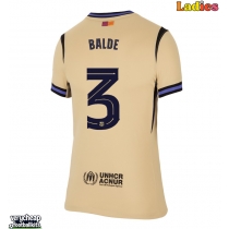 Barcelona Alejandro Balde #3 Replica Away Shirt Ladies 2025-26 Short Sleeve